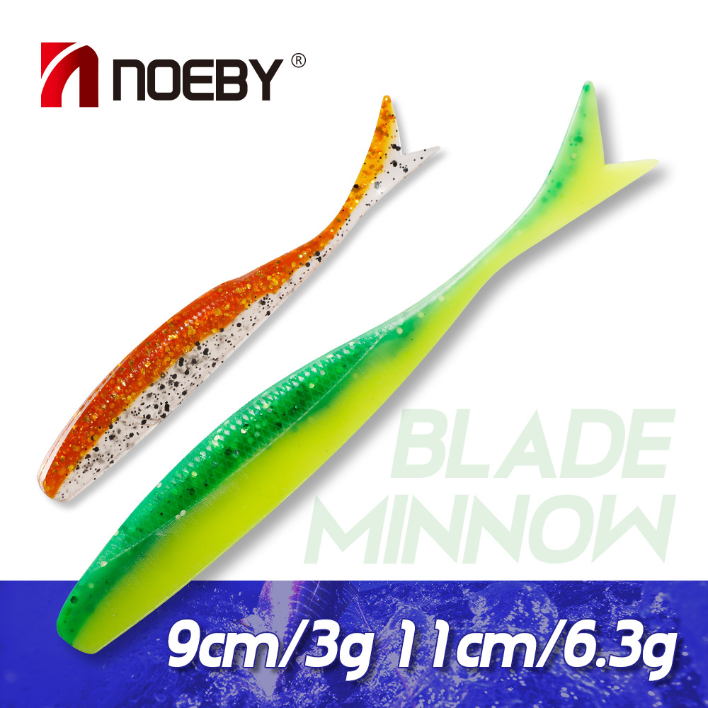 Fishing Lure Blade Bait - NOEBY Soft Lure Blade Minnow 9cm
