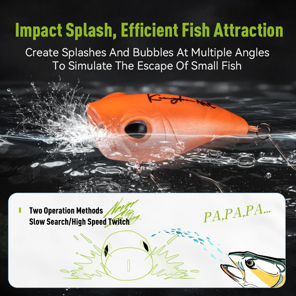 Kingdom Micro Expert Topwater  – Fishing Lure Popper recenzja i cena