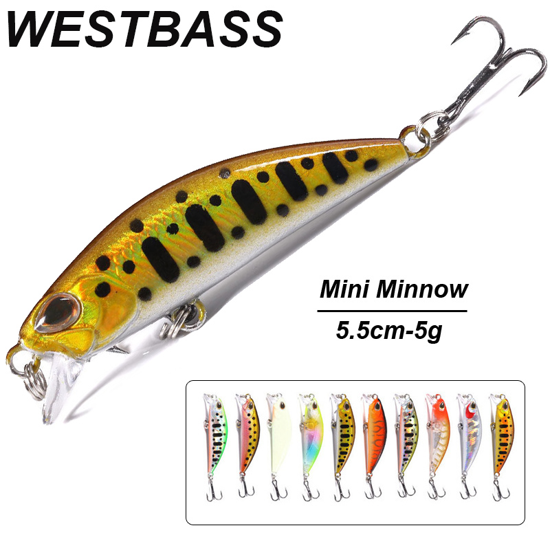 WESTBASS 1PX Micro Minnow Lure – Fishing Lure Popper recenzja i cena