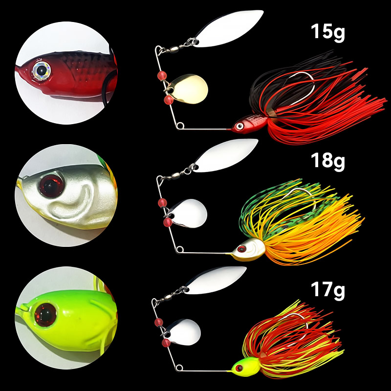 Bazooka 15g 18g Spinnerbait Fi – Fishing Lure Swimbait recenzja i cena