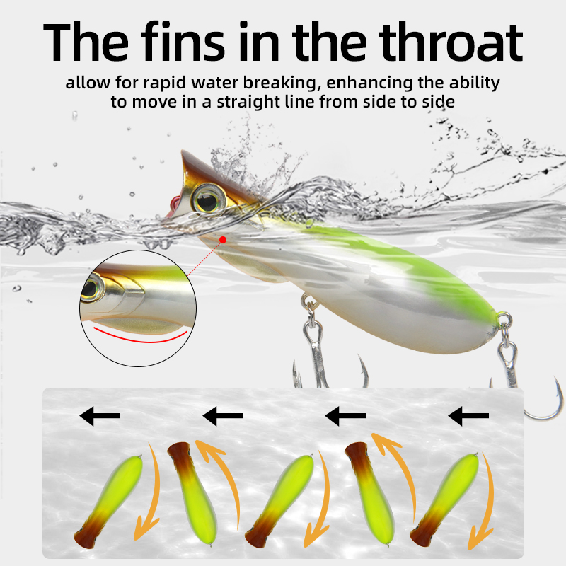 Przynęta pływająca LETOYO 69F  – Fishing Lure Popper recenzja i cena