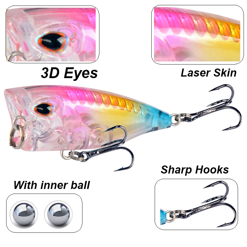 YUCONG 1PC Mini Popper Fishing – Fishing Lure Popper recenzja i cena