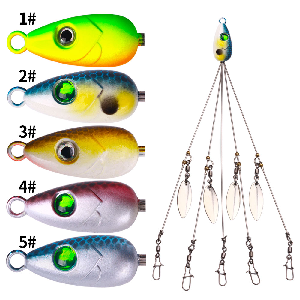 Zestaw przynęt Alabama Rig Spi – Fishing Lure Blade Bait recenzja i cena